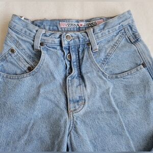 Vintage Zena Sky Blue Denim Pants Size 5